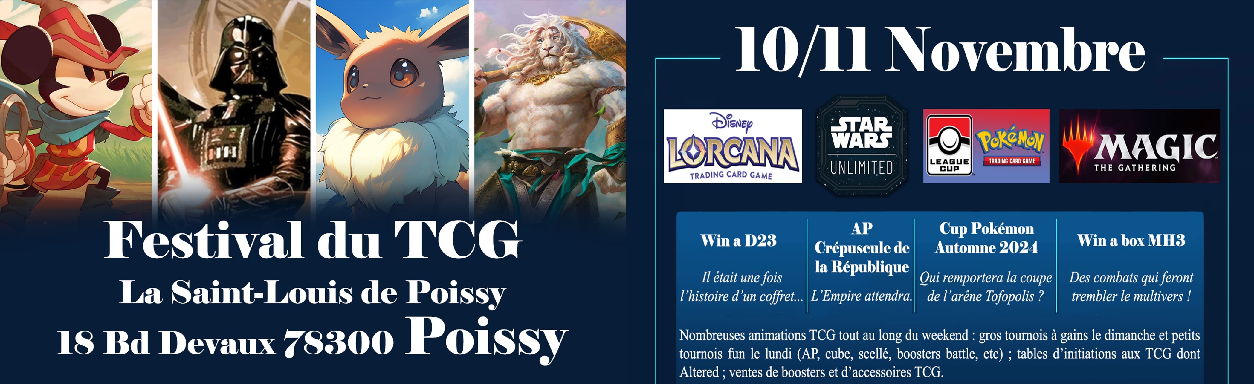 Tournoi TCG à POISSY